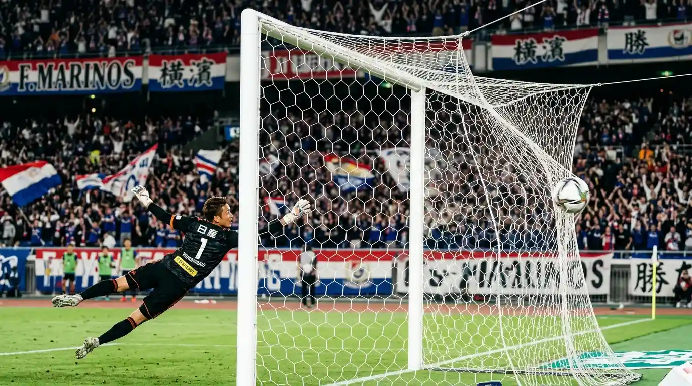 Estadística visual de porcentaje de BTTS en la J1 League con comparativa frente a ligas europeas